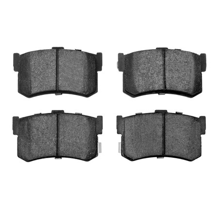 Dynamic Friction Co 5000 Advanced Brake Pads - Ceramic, Long Pad Wear, Rear 1551-1262-00